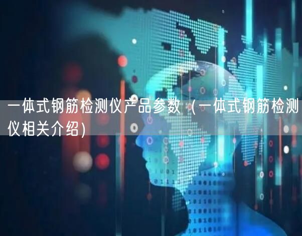 一體式鋼筋檢測儀產(chǎn)品參數(shù)（一體式鋼筋檢測儀相關(guān)介紹）(圖1)