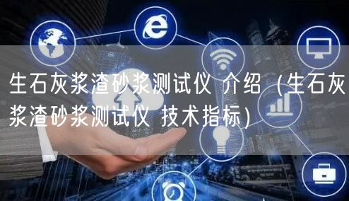 生石灰漿渣砂漿測(cè)試儀 介紹（生石灰漿渣砂漿測(cè)試儀 技術(shù)指標(biāo)）(圖1)